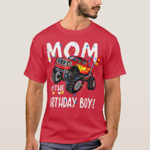Funny Monster Truck Party Mum of Birthday Boy Gift T-Shirt