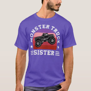 Funny Monster Truck Sister T-Shirt