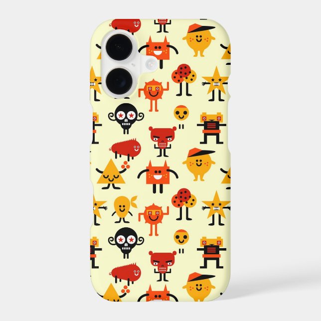 Funny monsters pattern (Back)