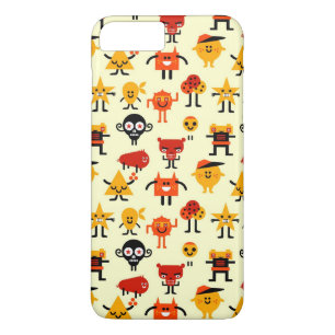 Funny monsters pattern Case-Mate iPhone case