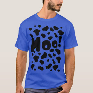Funny moo cow pattern for lazy halloween costume T-Shirt