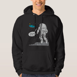 Funny Moon Landing, Flat Earth, That Sucks, Space  Hoodie