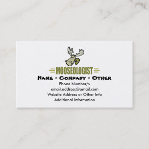 Funny Moose Business Card