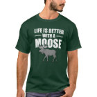 Funny Moose Design For Men Women Boys Mammal Anima