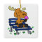 Funny moose eating ice cream | choose back colour