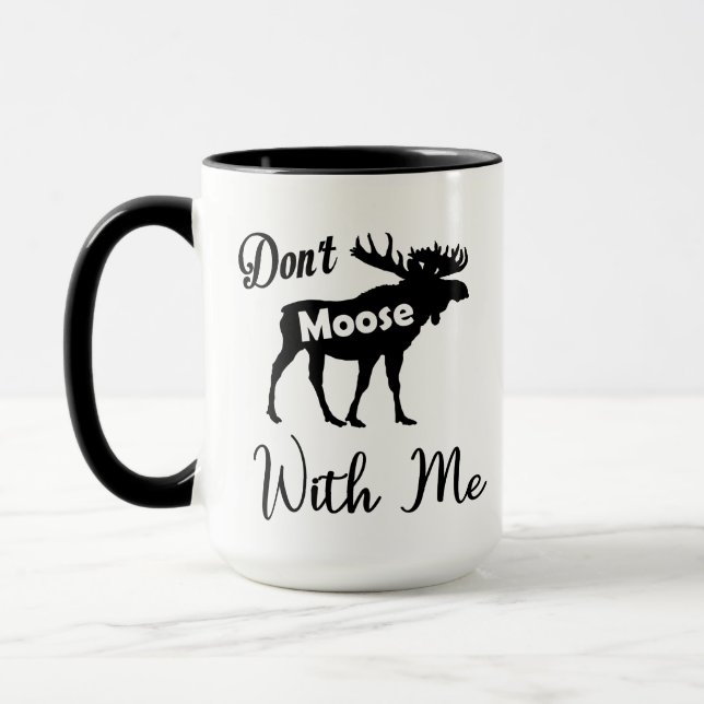 Funny moose lover mug (Left)