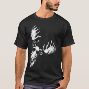 Funny Moose Wearing Sunglasses For Alaska Moose Lo T-Shirt