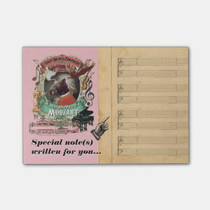 Funny Moozart Mozart Classical Music Parody Post-it Notes
