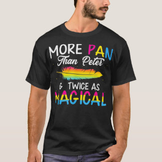 Funny More Pan Than Peter  LGBTQ Pansexual Pride G T-Shirt