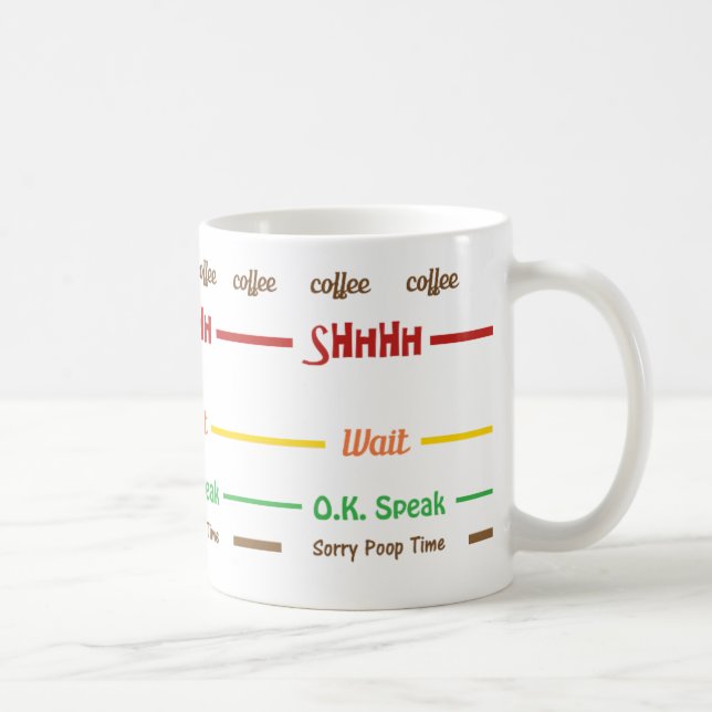 Funny Morning Coffee Don't Speak Mug (Right)