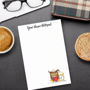 Funny Morning Cranky Owl Post-it Notes