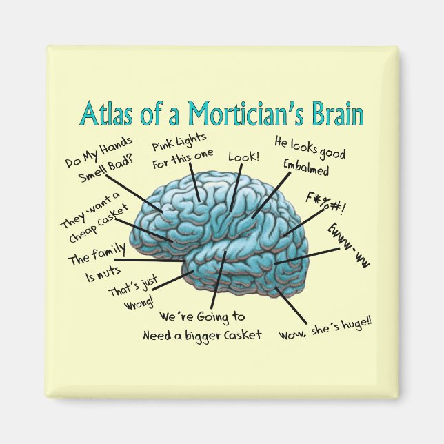 Funny Mortician Gifts Magnet (Front)