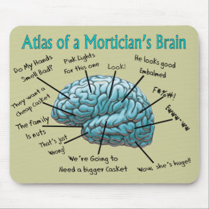 Funny Mortician Gifts Mouse Pad