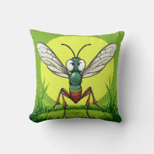 🦟 Funny Mosquito Humourous Home Decor Gift ✨ Cushion