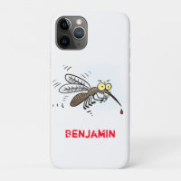 Funny mosquito insect cartoon illustration