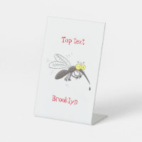 Funny mosquito insect cartoon illustration