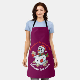 Funny Most Likely To Eat All The Christmas Tree Apron