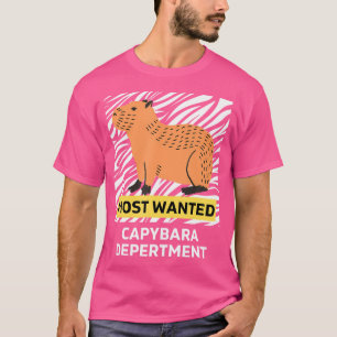 Funny Most Wanted Capybara T-Shirt