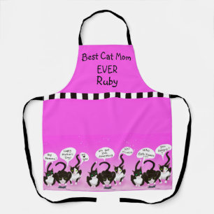Funny Mother’s Day Apron from Cats – Best Cat Mum 