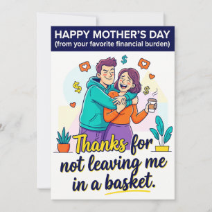 Funny Mother’s Day Card from Son or Daughter