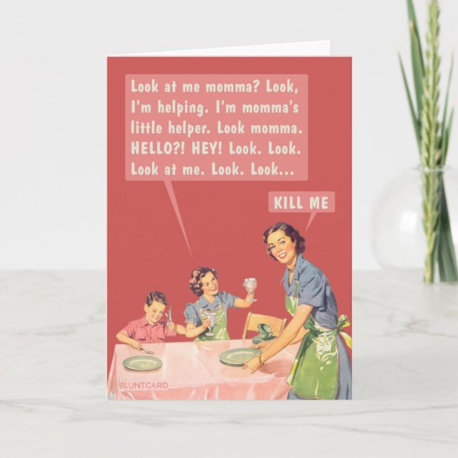 Funny Mother's day Card (Front)