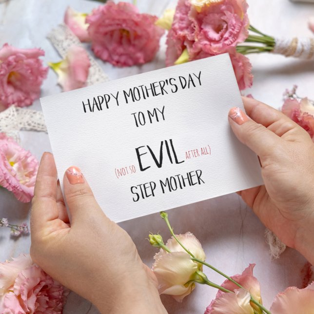 Funny Mothers Day Card - Step Mum (Creator Uploaded)