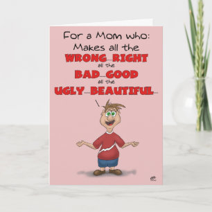 Funny Mothers Day Cards: All the Wrong Right Card