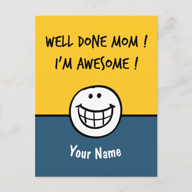 Funny mothers day cards Mummy (Front)