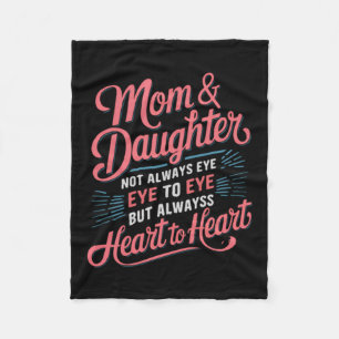 Funny Mothers Day From Daughter For Mum Fleece Blanket