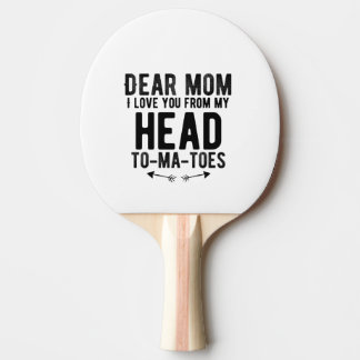 funny mothers day gift for mother mum ping pong paddle