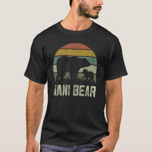 Funny Mothers Day Grandma Cub Kids Nani Bear T-Shirt