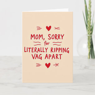 Funny Mothers Day Graphic Card