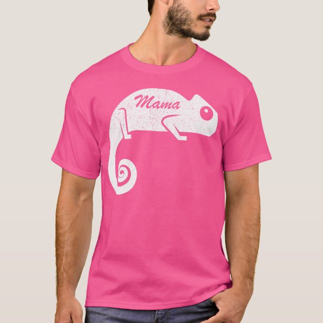 Funny Mothers Day Mama Chameleon s T-Shirt (Front)