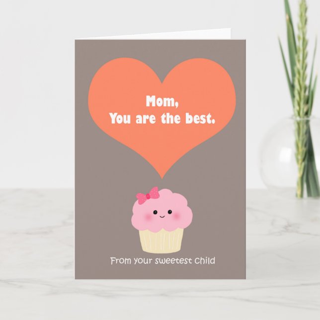 Funny Mother's day / Mom Birthday from daughter Card (Front)