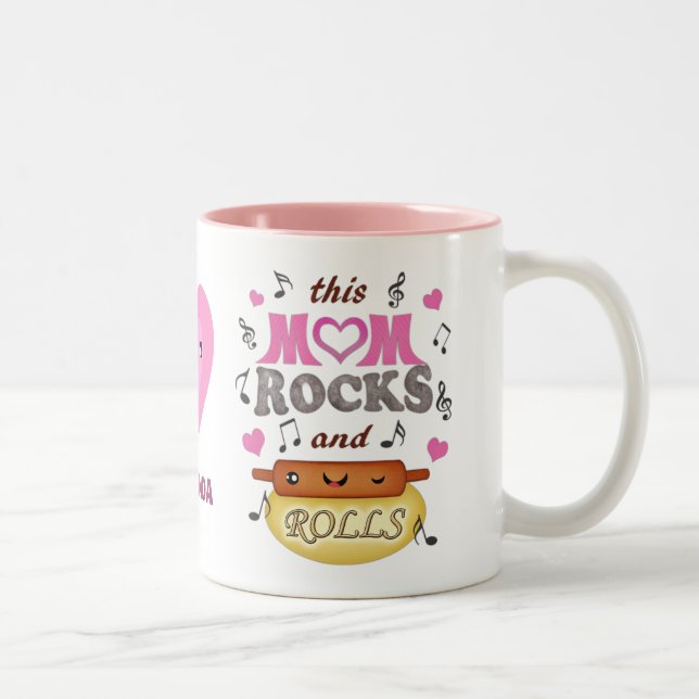Funny Mother's Day Mum Rocks Mug (Right)