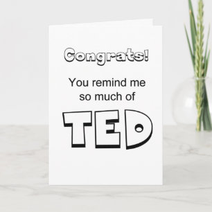 funny motivational congrats card