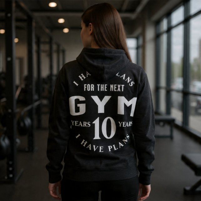 Funny Motivational Gym Hoodie for Fitness Lovers (Creator Uploaded)