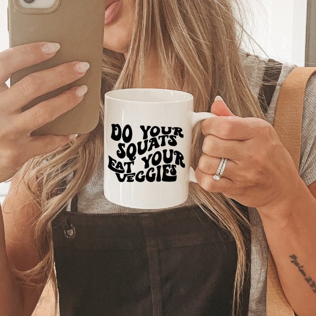 Funny Motivational Mug Squats Mug Fitness Gifts (Creator Uploaded)