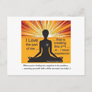 Funny Motivational Postcard