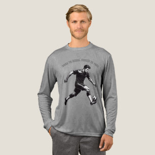 Funny & Motivational Soccer T-Shirt Tri-Blend Shirt