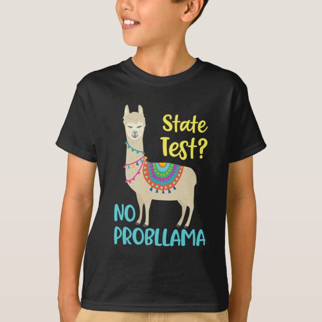 Funny Motivational State Test Day For Students  T-Shirt (Front)