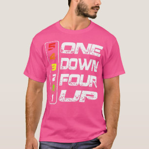 Funny Motorbike Motorcycle One Up Four Down T-Shirt