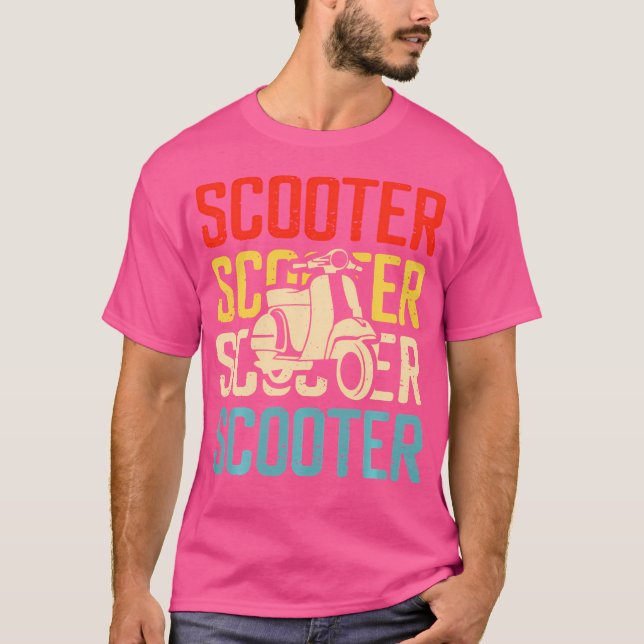 Funny Motorbike Scooter For Motorbike T-Shirt (Front)
