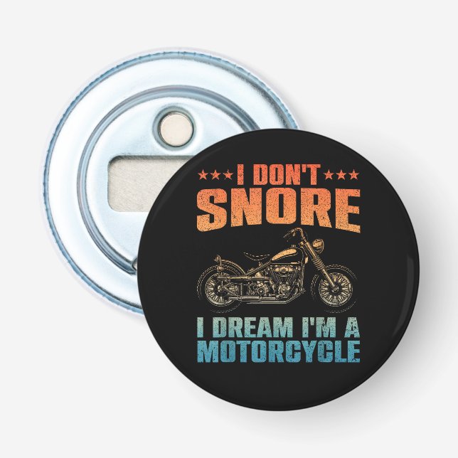 Funny Motorcycle Design For Men Women Motorcycle R Bottle Opener (Front)