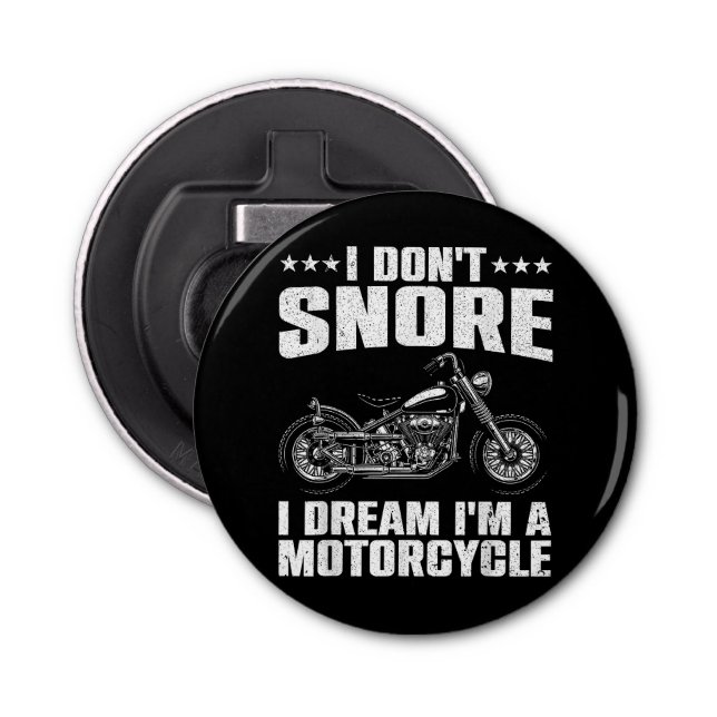 Funny Motorcycle Design For Men Women Motorcycle R Bottle Opener (Front)