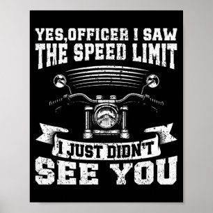 Funny Motorcycle Lover Graphic Women Men Motorbike Poster