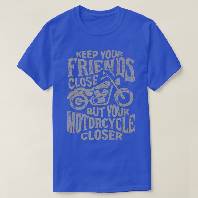Funny Motorcycle Rider Biker   T-Shirt (Design Front)