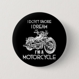 Funny Motorcycle Riding Bike Rider Biker Men 6 Cm Round Badge