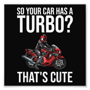 Funny Motorcycle Sportbike Gift Men Women Motorbik Photo Print