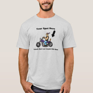Funny Motorcycle T-shirt Requesting A Passenger